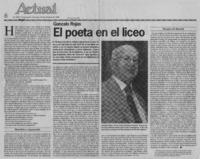 El Poeta en el liceo  [artículo].
