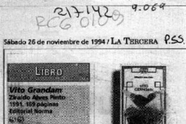 Vito Grandam  [artículo] Andrés Gómez.