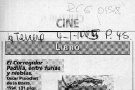 El Corregidor Padilla, entre furias y nieblas  [artículo] Andrés Gómez.