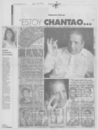 Roberto Parra, "Estoy chantao --"