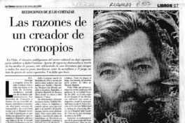Las razones de un creador de cronopios  [artículo] R. V.