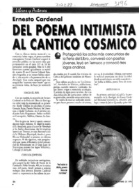 Del poema intimista al cántico cósmico  [artículo] Floridor Pérez.