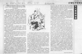 Oficio de tinieblas  [artículo] Fernando Quilodrán.