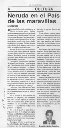 Neruda en el país de las maravillas  [artículo] Ency Hernández Caballero.