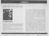 Vittorio Di Girolamo, "Hijo de la loba"  [artículo] J. I. V.