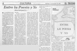 Entre la poesía y yo  [artículo] Ency Hernández Caballero.