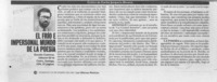 El frío e impersonal mundo de la poesía  [artículo] Carlos Jorquera Alvarez.