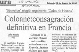 Coloane, consagración definitiva en Francia
