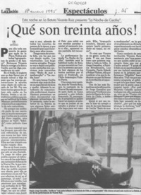 Qué son teinta años!  [artículo] G. B.
