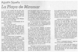 La playa de Miramar