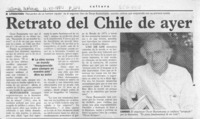 Retrato del Chile de ayer  [artículo].