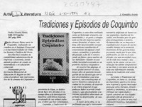 Tradiciones y episodios de Coquimbo  [artículo] J. González Avaria.