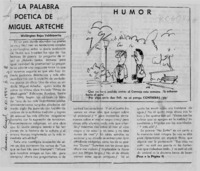 La palabra poética de Miguel Arteche  [artículo] Wellington Rojas Valdebenito.
