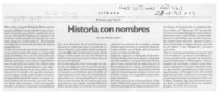 Historia con nombres  [artículo] Luis Sánchez Latorre.