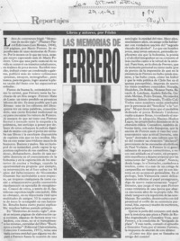Las memorias de Ferrero  [artículo] Filebo.