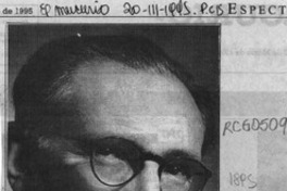 Celebrarán centenario de dramaturgo Carlos Cariola  [artículo].