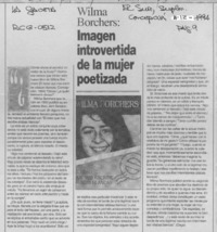 Imagen introvertida de la mujer poetizada  [artículo] Daga.