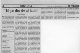 "El jardín de al lado"  [artículo] Sílvia Rodríguez Bravo.