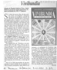 Vivibundia  [artículo] O. Z. S.