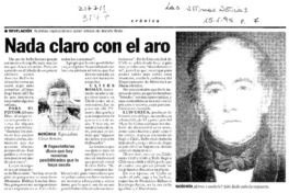 Nada claro con el aro  [artículo].