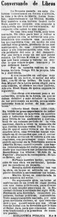 Conversando de libros