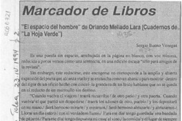 Marcador de libros  [artículo] Sergio Bueno Venegas.