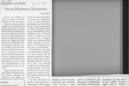 Pedro Mardones Barrientos  [artículo] C. R. I.