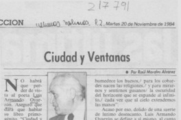 "Ciudad y ventanas"