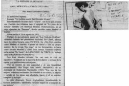 La pista de la noticia  [artículo] Rubén Santibáñez Gamboa.