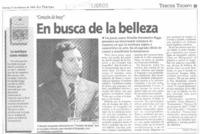 En busca de la belleza  [artículo] Andrés Gómez.