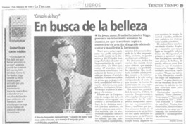 En busca de la belleza  [artículo] Andrés Gómez.