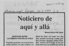 Noticiero de aquí y allá