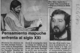 Pensamiento mapuche enfrenta al siglo XXI  [artículo].