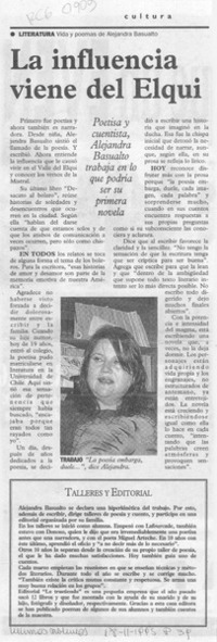 La Influencia viene del Elqui