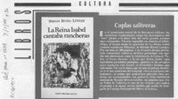 Coplas salitreras  [artículo].