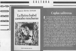 Coplas salitreras  [artículo].