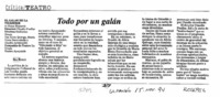 Todo por un galán  [artículo] Hans Ehrmann.