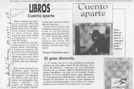 Cuento aparte  [artículo] Daniel Villalobos Jara.