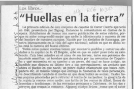 "Huellas en la tierra"  [artículo] Alberto Arraño.