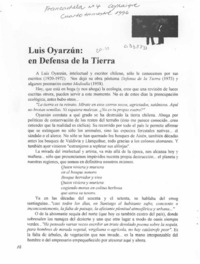 Defensa de la tierra