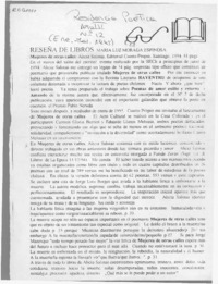 Mujeres de otras calles  [artículo] María Luz Moraga Espinosa.