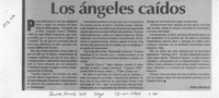 Los ángeles caídos  [artículo] Pepe Arévalo.