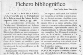 Fichero bibliográfico  [artículo] Carlos René Ibacache.