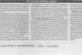"Eloy"  [artículo] Milton Aguilar.