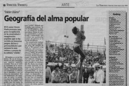 Geografía del alma popular  [artículo] Andrés Gómez.
