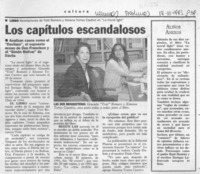 Los Capítulos escandalosos  [artículo].