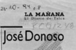 José Donoso  [artículo] Augusto Castro.