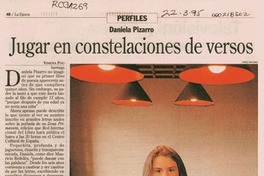 Jugar en constelaciones de versos