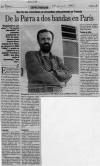 De la Parra a dos bandas en París  [artículo].