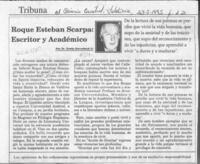 Roque Esteban Scarpa, escritor y académico  [artículo] Erwin Haverbeck O.
